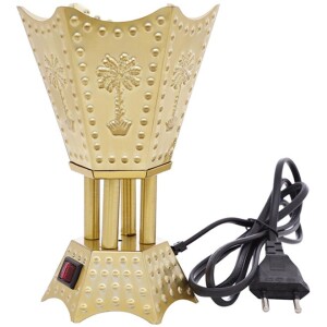 Electric Incense Burner Gold 11.5x10x17.8cm