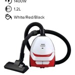 Canister Hand Held Vacuum Cleaner 1.2 L 1400 W NVC2302A1 White/Red/Black