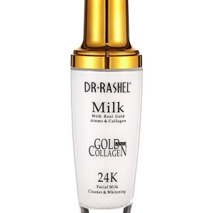 24K Gold And Collagen Facial Milk Cleaner Whitening 100ml