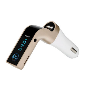 Bluetooth FM Transmitter With USB Car Charger Multicolour