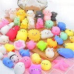 40-Piece Unicorn Squishy Stress Relief Toy Set