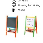 Adjustable Wooden Creative Compact Size Light Weight Drawing And Writing Board 65.5x36.5cm