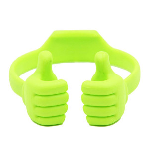 Universal Flexible Thumb Smartphone Tablet Mount Holder Green