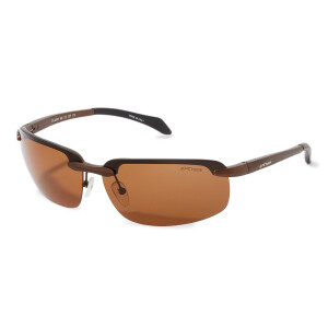 Men's UV Protection Semi-Rimless Sunglasses - Lens Size: 68 mm