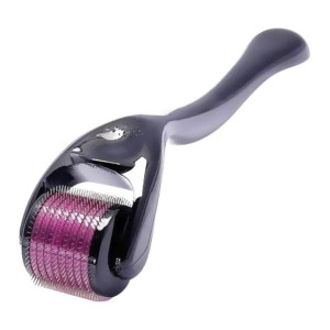 Derma Face Roller Black/Pink