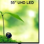 55-Inch 4K UHD Smart LED TV UHD55SLED2/UHD55SLED3 Black