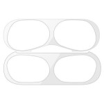 Metal Dust Guard Sticker For Apple AirPods 3/Pro Case Cover Silver