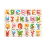 Wooden English Alphabets Pegged Puzzle