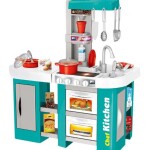 53-Piece Lightweight Portable Durable Talented Pretend Chef Kitchen Play Set 61X33X72.5cm