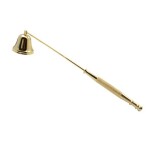 Bell Shape Candle Extinguisher With Long Handle Gold 20.5 x 3.8centimeter