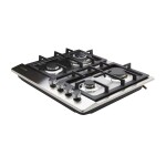 Nikai 4 Burner Steel Hob NGH3005N Silver