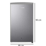 Mini Single Door Refrigerator NRF130SS1 Dark Silver