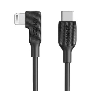 Ultra-Durable High-Speed Charging And Syncing USB-C To Lightning Cable Black