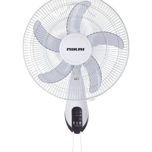 16'' Wall Fan With Remote 45 W NWF1636RT1 White