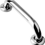 12 Inch Stainless Steel Grab Bar For Safety (1 Inch Thickness) Silver 30cm