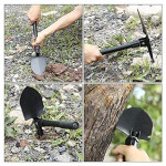 Military Folding Shovel Tool Multicolour 3.9x16.5inch