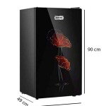 Mini Single Door Refrigerator NRF140G Black