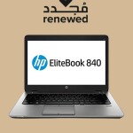 Renewed - Elitebook 840 G1 Laptop With 14-Inch Display,Intel Dual-Core i5 Processor/8GB RAM/1TB HDD/620MB Intel UHD Graphics/Window 10 Black