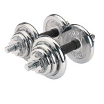 York Fitness 20 KG Chrome Dumbbell Set