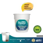 Hans Turkish Instant Coffee Medium Suger in Cup, 6 Cups Box