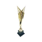 Trophy with Resin Decoration Electroplating Ornaments Spall