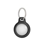 Secure Holder with Key Ring for AirTag Black