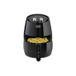 Black+Decker 4.5L Rapid Air Convection Manual Aerofry Airfryer, Black - AF350-B5