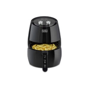 Black+Decker 4.5L Rapid Air Convection Manual Aerofry Airfryer, Black - AF350-B5