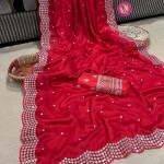 Heavy Rangoli Silk Saree - RS 0121