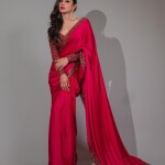 Japan Satin Silk Saree - JS 01