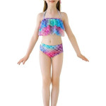 Girls Swimwear Mermaid Tail Swimwear,Bikini Sets,Mermaid Costume Swimsuits for Kids
