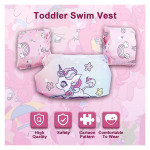 Toddler Swim Vest,Swim Arm Bands,Kids Water Wings Arm Floaties,Unicorn