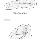 Modern Curved Shape Velvet Design Luxury Furniture Living Room Sofa Set