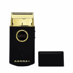 GAMMA+ Uno Mini-Sized Travel Cordless Mens Single Foil Shaver, Micro-USB Rechargeable, Black