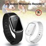 Watch  Ultrasonic Mosquito Repellent Watch, Electronic with Smart Anti-Mosquito Bracelet for Indoors and Outdoors M1 (1, Black)
