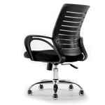 MAF Office Chair Ergonomic Desk Office Chair, Mesh Design High Back Computer Chair, Adjustable Headrest and Lumbar Support Color MAF-2021 (Black)