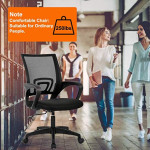 Galaxy Design Ergonomic Computer Desk Chair For Office & Gaming With Back & Lumbar Support Colour Black - AModel GDF-7825.