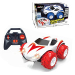 1:14 2.4G Remote Control Waterproof Amphibious RC Stunt Car Full Function Radio Controlled Boys Gift - Red Color