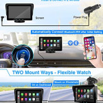 2023 Upgrade Portable Smart Wireless Car Radio CarPlay Transmitter/USB/Sirius XM
