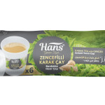 Hans Karak Tea Ginger In Cup, 6 Cups Flow Pack