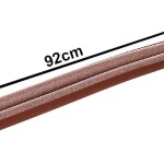PVC Soundproof Under Door Twin Draft Stopper, 36-inch, Brown
