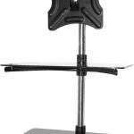 LEOSTAR WALL MOUNT FOR 12'' TO 37'' LED/LCD SCREEN WITH RECEIVER STAND WITH 20 DEG. UP DOWN TILT MAX LOAD 30 KG