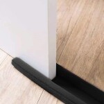 Door Draft Stopper, Black