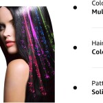 Acooe Flashing Optics Led Lights Hair Clips & Pins, Multicolour, 10 Pieces