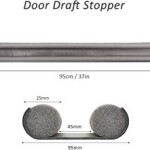 Door Seal Strip, Door Draft Blocker, Door Draft Stopper for Exterior or Interior Blocker The Door Bottom Slot