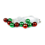 Mix Different Style String Lights with 10 Lights, 220 AC, Green/Red