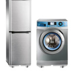 Leostar Washing Machine and Refrigerator Stand, Grey