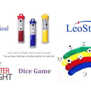LCR Family Left Center Right Dice Game three pcs packing