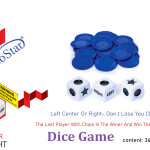 LCR Family Left Center Right Dice Game one packing box