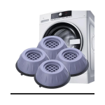 4Pcs Washing Machine Floor Mat Elasticity Earth Protectors Furniture Anti Vibration Rubber Feet Pads Non Slip Shock Proof Washing Machine Shock Absorp